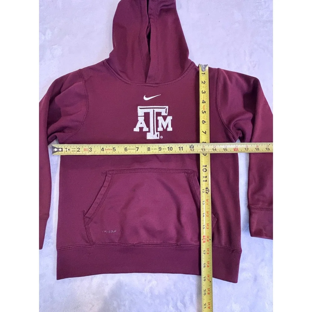 Nike Texas‎ A&M Aggies Youth Small Maroon Therma-FIT Pullover Hoodie Sweatshirt